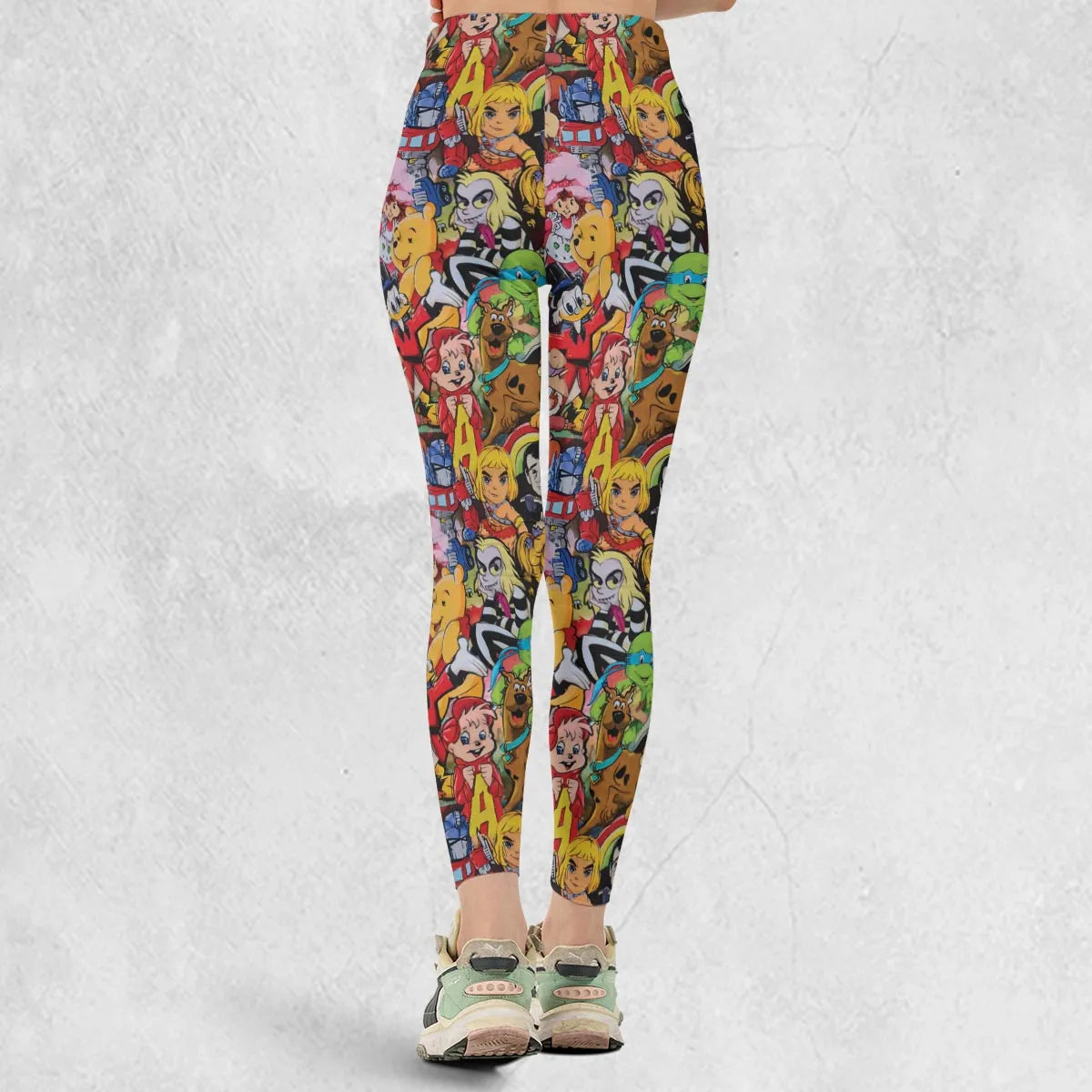 Old Cartoon Characters Legging