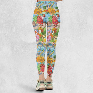 Archer Wood Plaid Robin Hood Legging