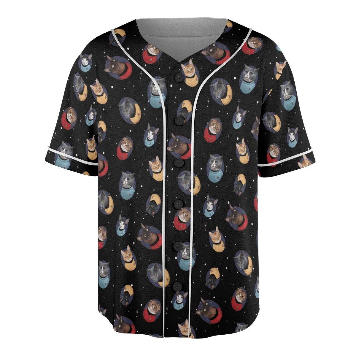 Live Long and Paws-purr Star Trek Unisex Baseball Jersey