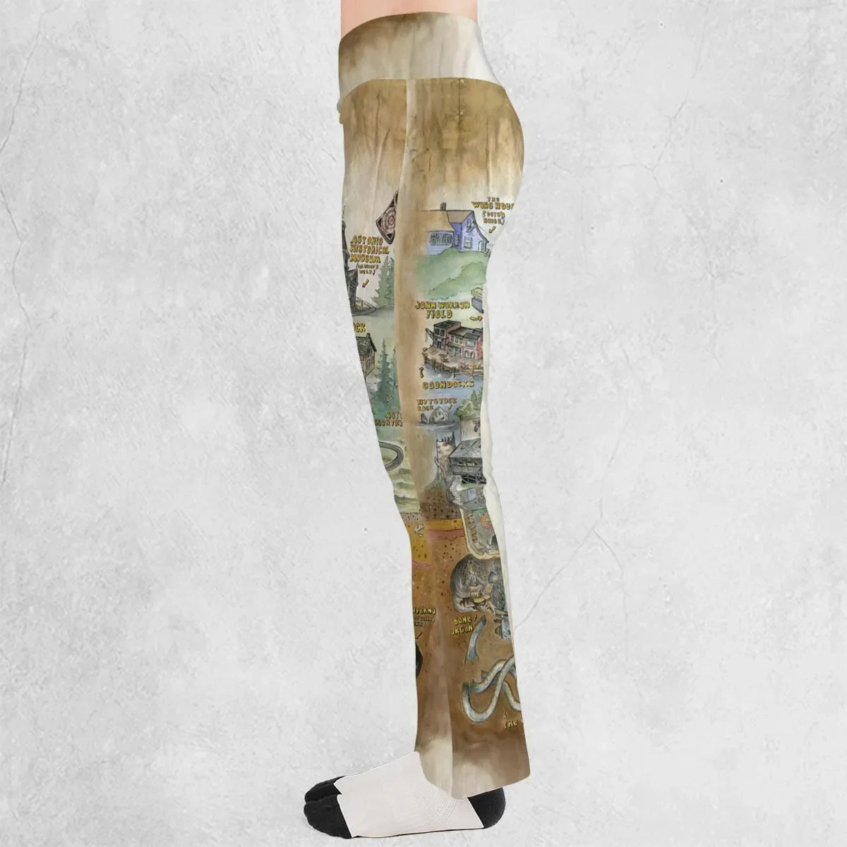 The Goonies Adventure Map Flare Leggings