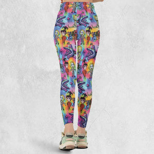Hauntingly Stylish Beetlejuice Legging