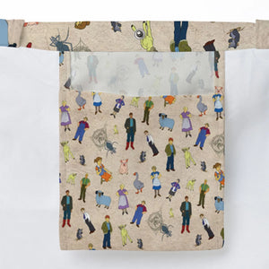 Beloved Children's Tale Charlotte's Web Cartoon Characters Large Tote Bag