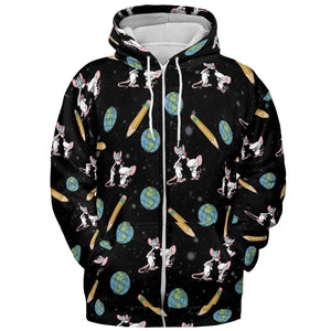 Geek Drip Pinky and The Brain All-over Print Hoodie