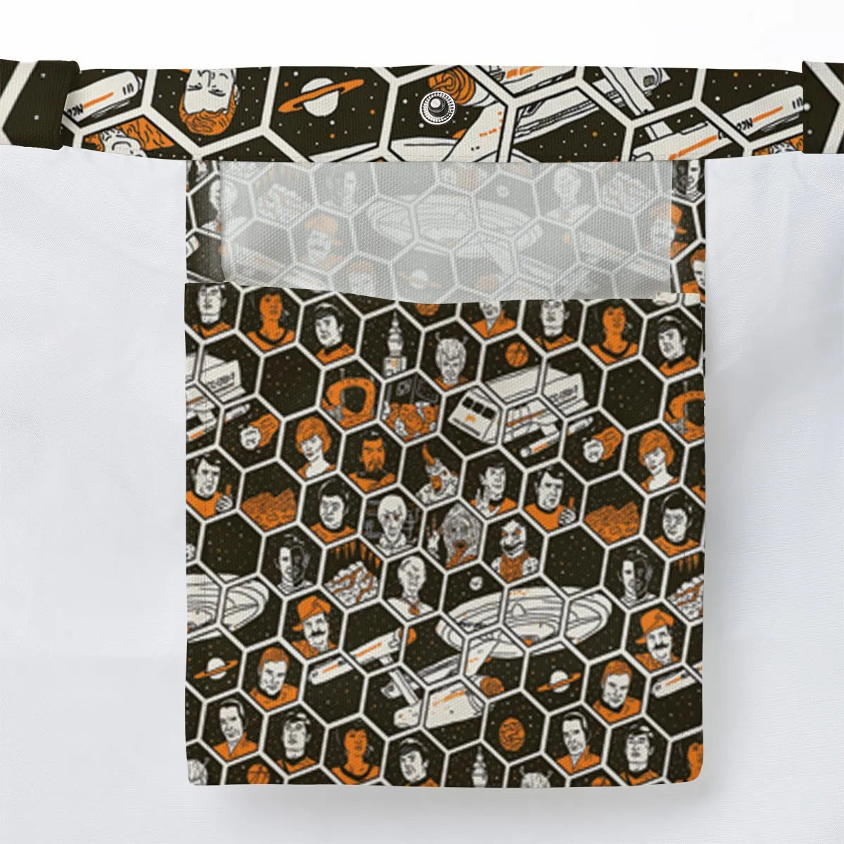 TrekToon Star Trek Hive Pattern Large Tote Bag