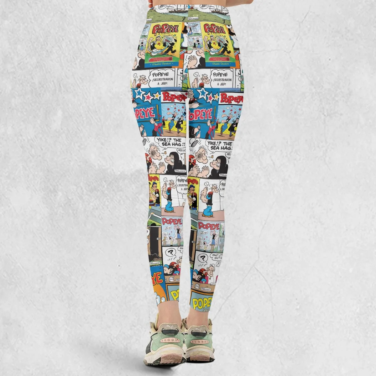 Olive Oyl Popeye Comic Legging
