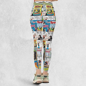 Olive Oyl Popeye Comic Legging