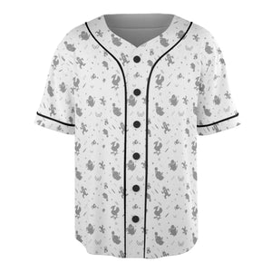 Final Fantasy Creatures Pattern Unisex Baseball Jersey