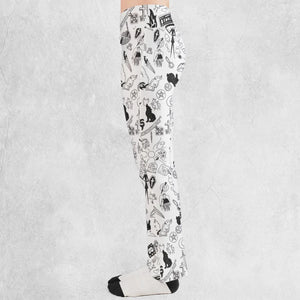 Buffy The Vampire Slayer Pattern Flare Leggings