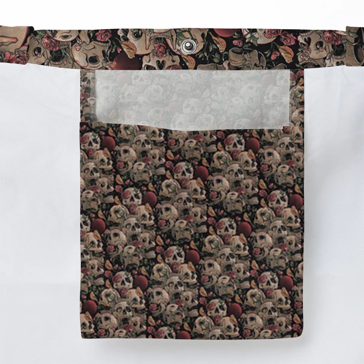 Life Grows Through Death Skull Large Tote Bag