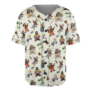The Rock-afire Explosion Pattern Unisex Baseball Jersey