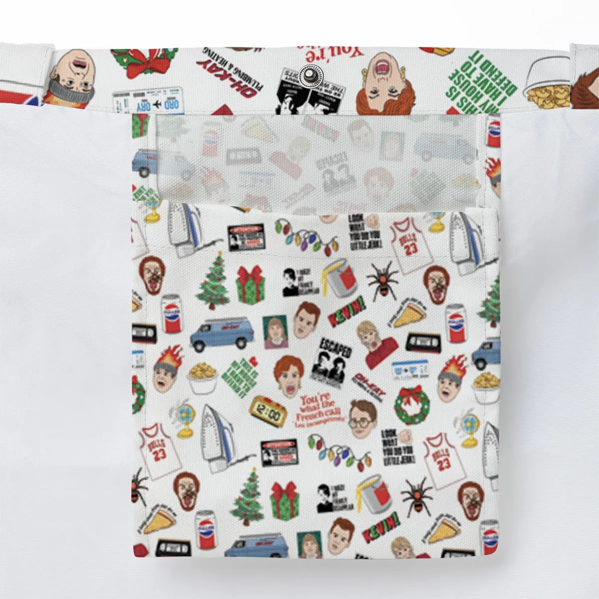 Holiday Pranks Home Alone Large Tote Bag