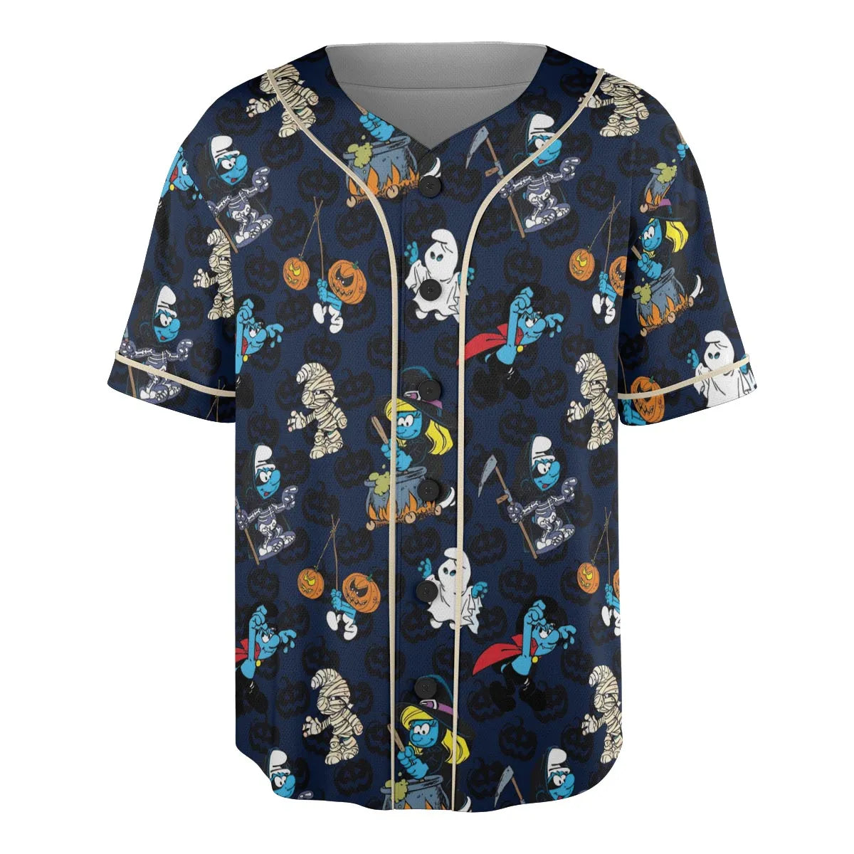 Smurfs Halloween Special Unisex Baseball Jersey