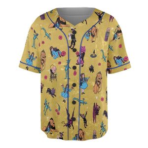 Friends in Emerald City Wizard of Oz Unisex Baseball Jersey