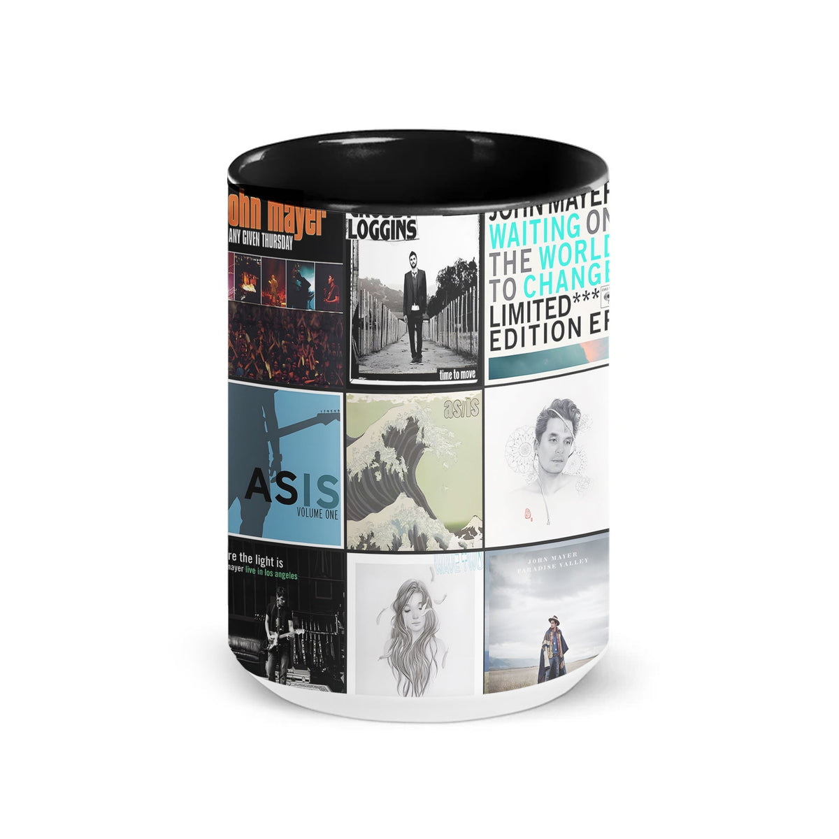 John Mayer Accent Mug Classic Album Cover Collage Gift