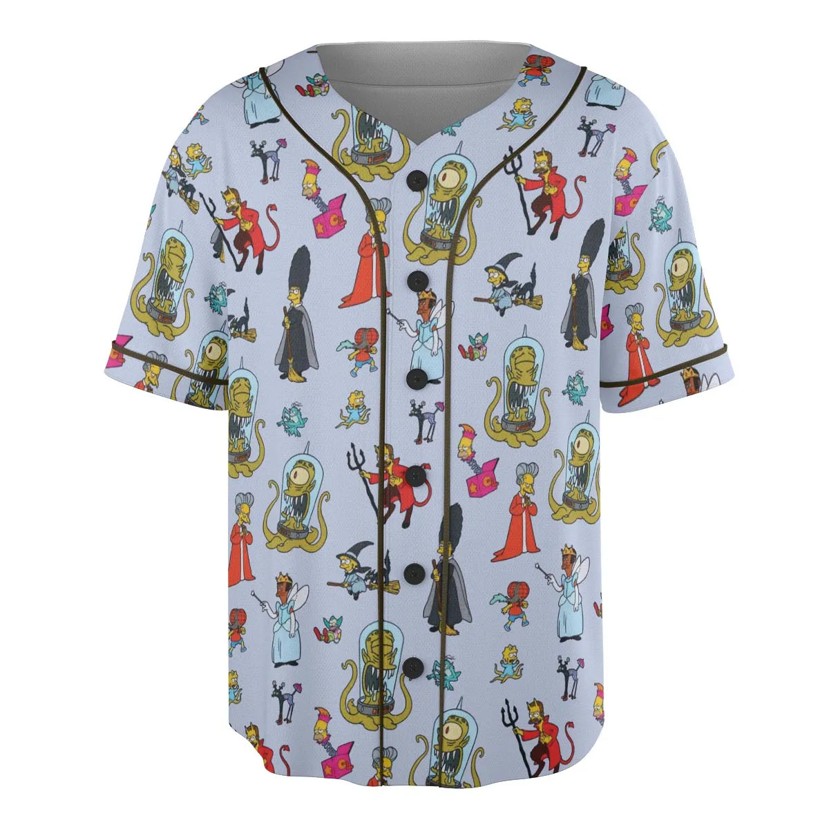 Halloween Costume The Simpsons Unisex Baseball Jersey