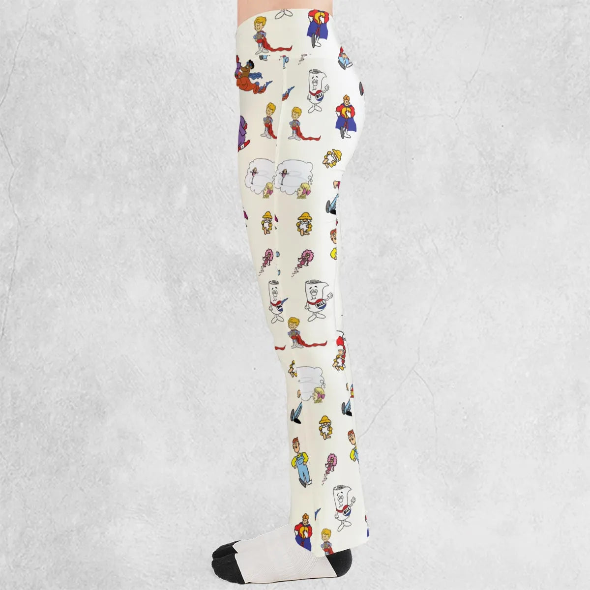 Schoolhouse Rock Characters Flare Leggings
