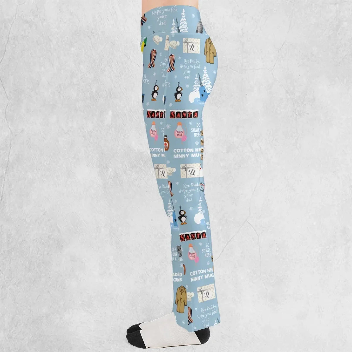 Buddy the ELF Quotes Christmas Flare Leggings