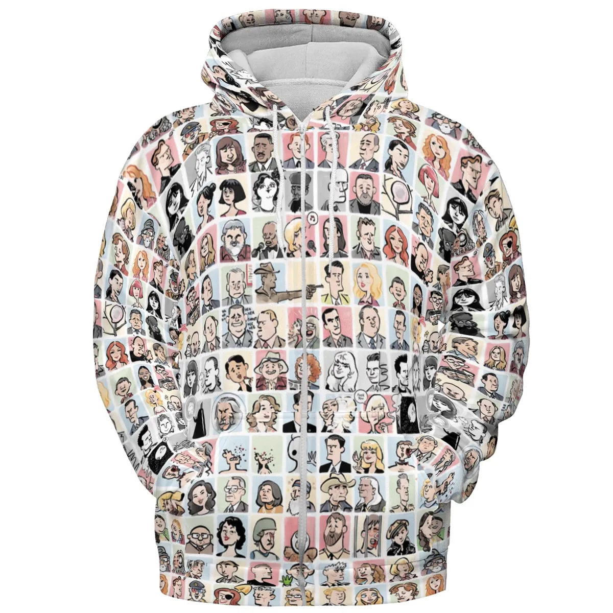 Many Faces of Twin Peaks All-over Print Hoodie