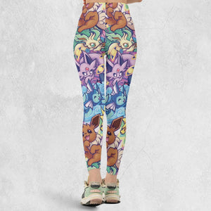 Evolutionary line of Eevee Pokemon Legging