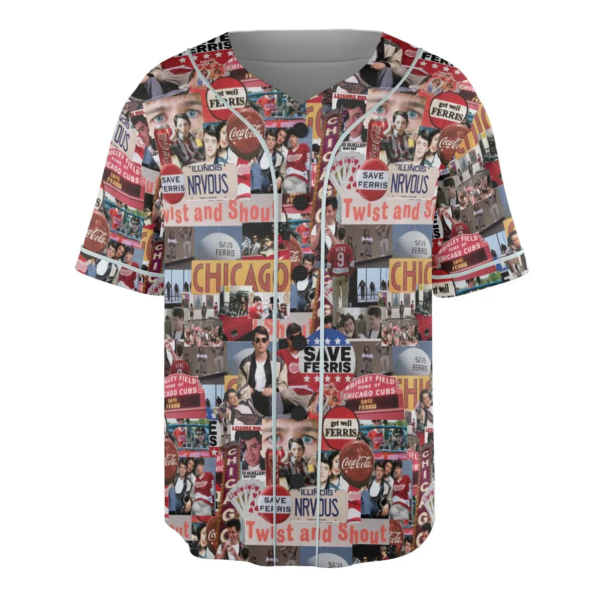 Vintage Aesthetic Ferris Bueller's Day Off Unisex Baseball Jersey