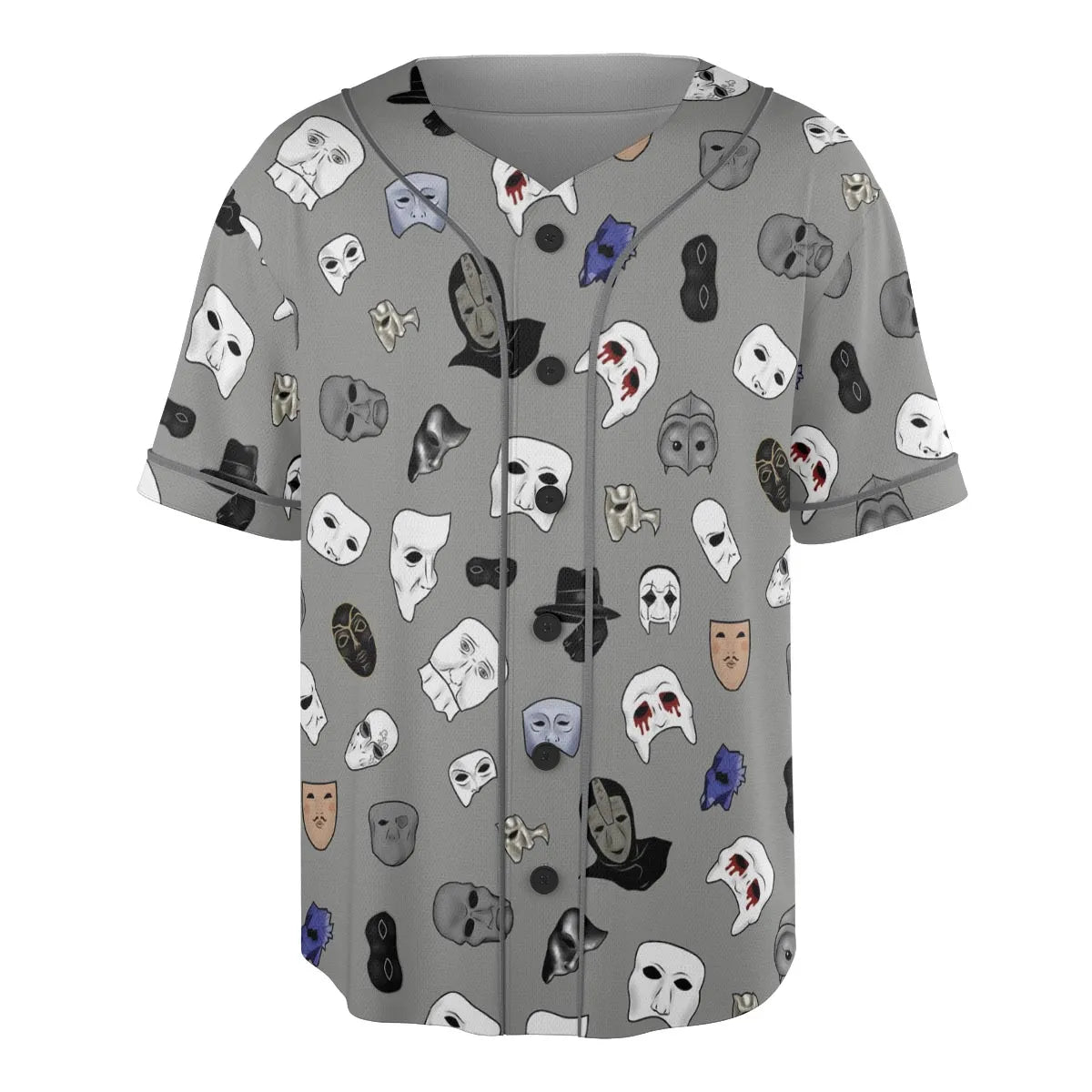 Masks of Phantom of Opera Unisex Baseball Jersey