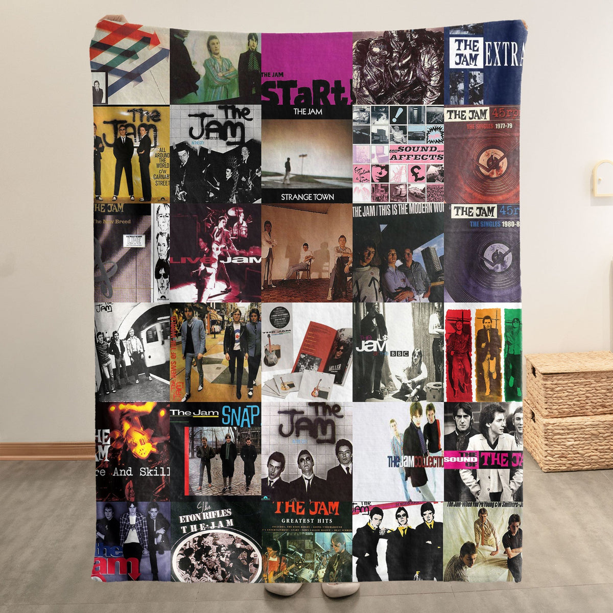 The Jam Sherpa Blanket A Mod Revival Classic for True Fans