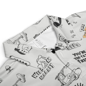 Don't Toy with Me Barn The Flintstones AOP Men/Women Polo Shirt