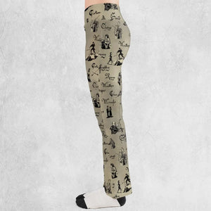 Hencing Fighting The Princess Bride Flare Leggings