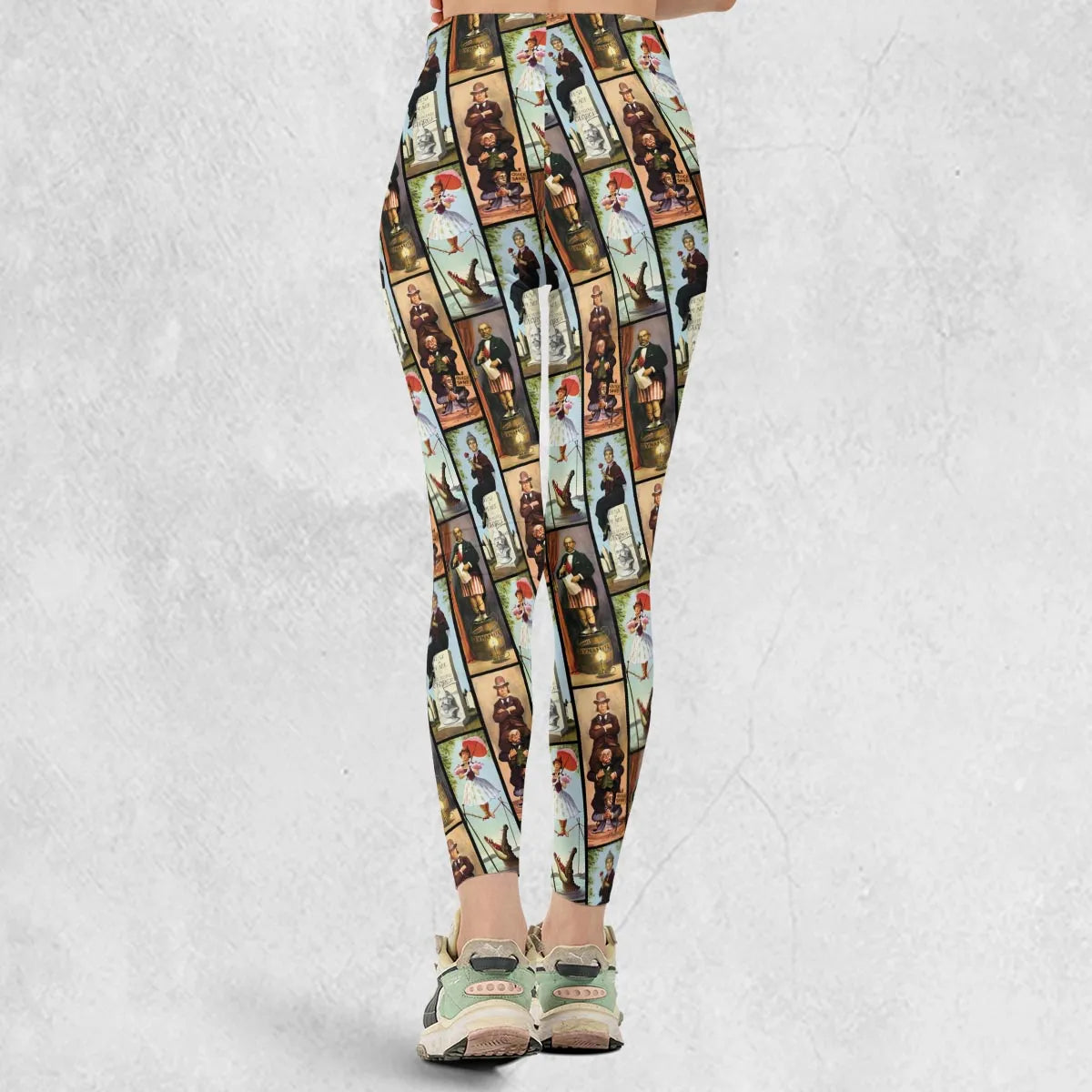 Haunted Mansion Vintage Stretch Pattern Legging