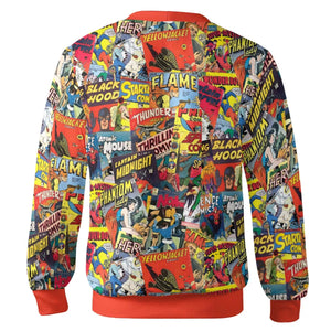 Superhero Comic Book Cardigan