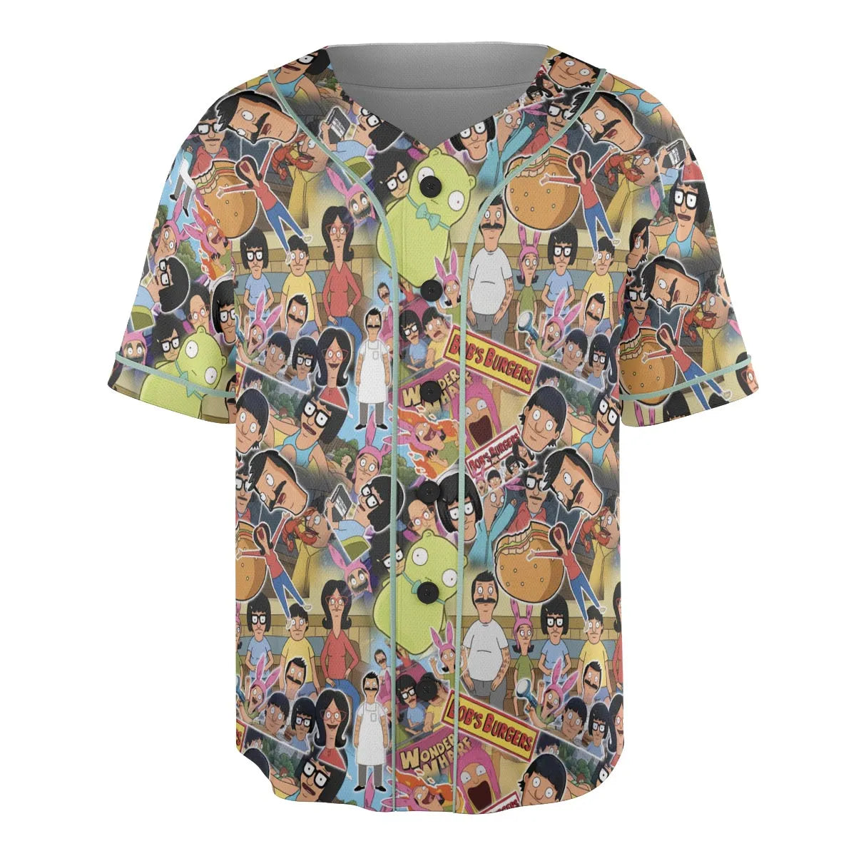 Bob's Burger Wonder Wharf Unisex Baseball Jersey