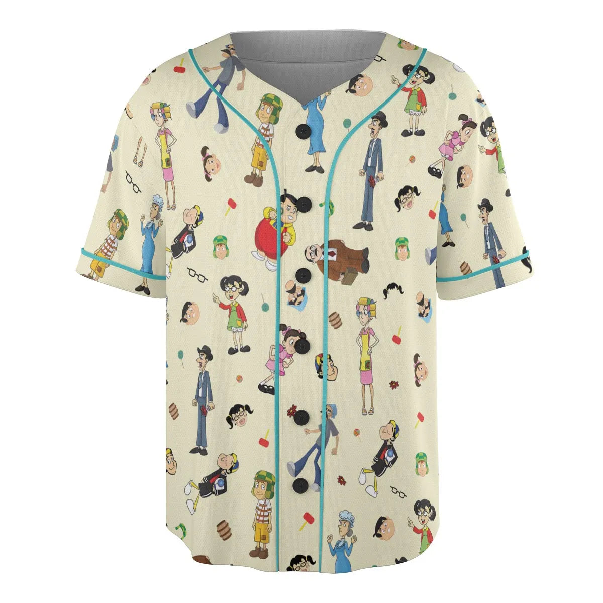 El Chavo Cartoon Characters Unisex Baseball Jersey
