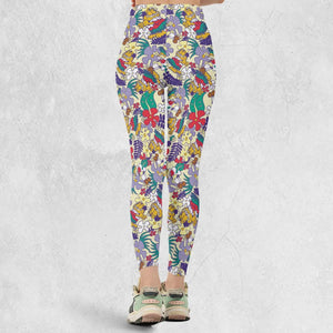 Aloha Garfield And Odie Legging