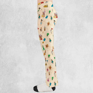 Bedrock The Flintstones Flare Leggings