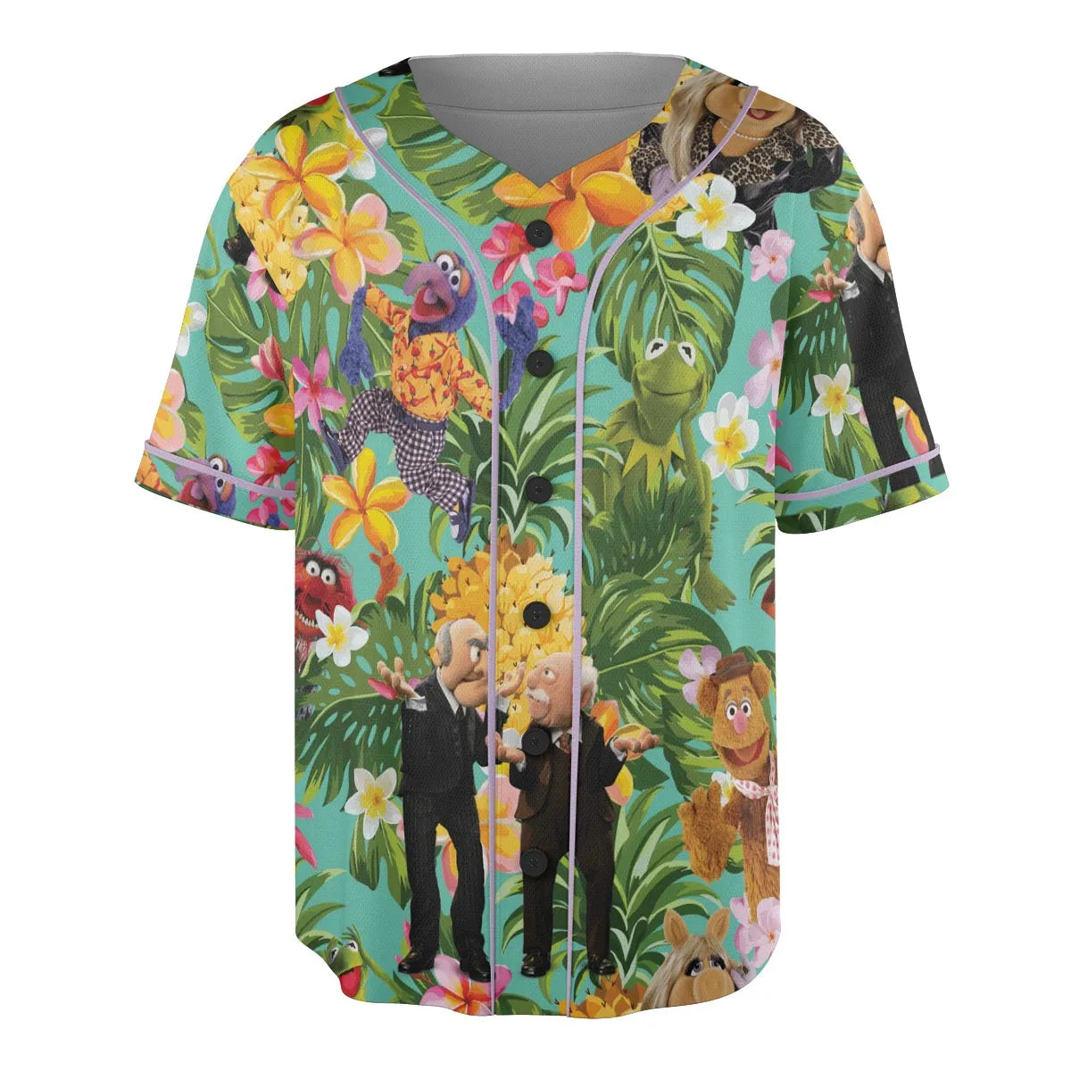 Statler And Waldorf Muppets Tropical Unisex Baseball Jersey