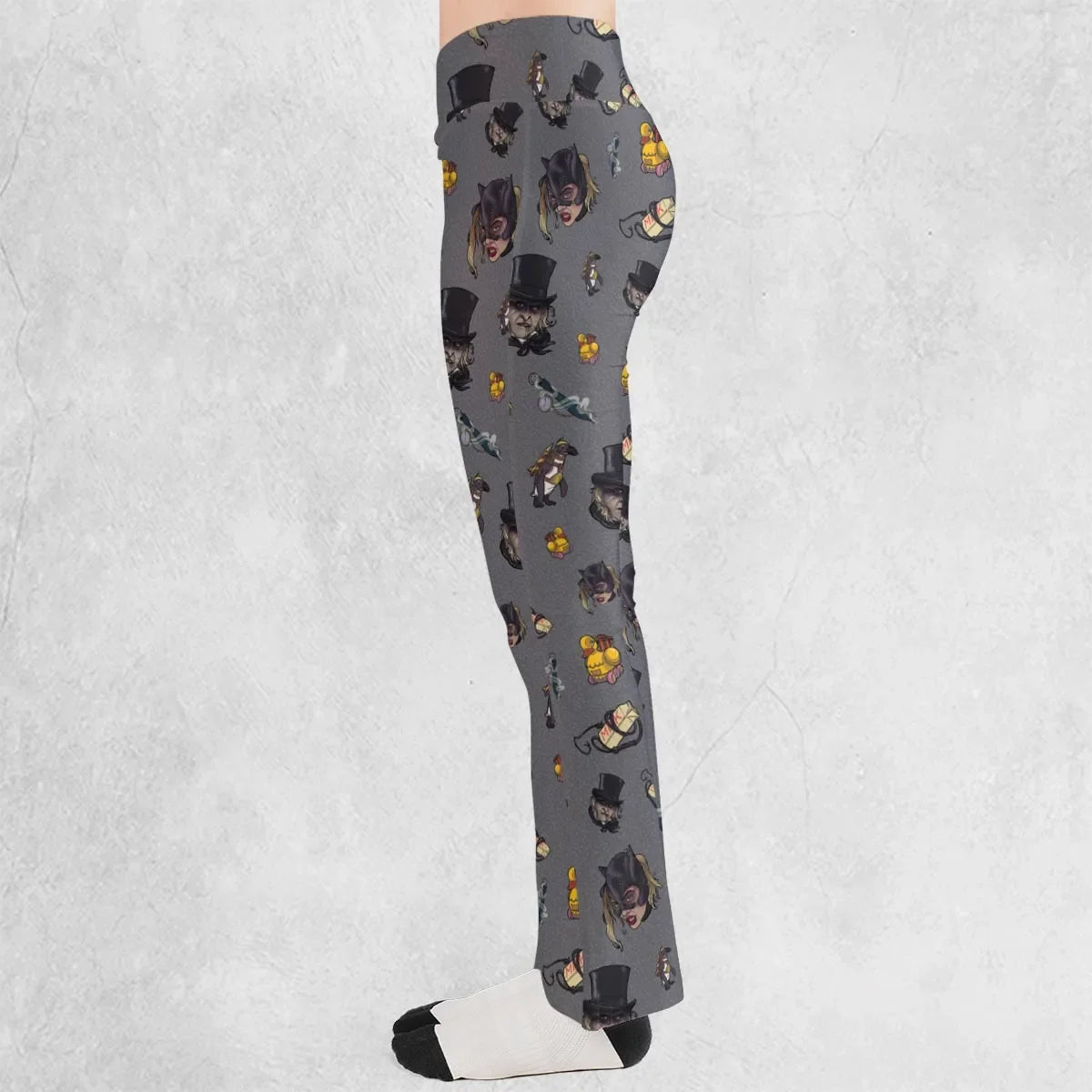 90s Returns Penguin and Catwoman Flare Leggings