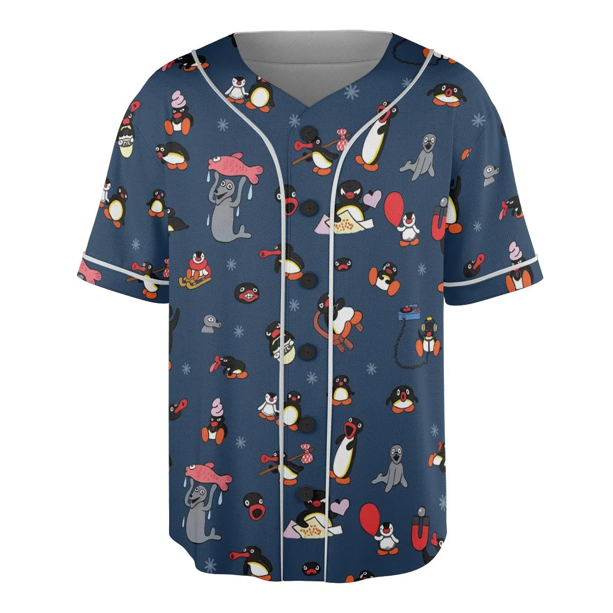 Noot Noot Pingu Unisex Baseball Jersey