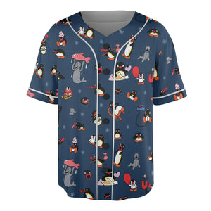 Noot Noot Pingu Unisex Baseball Jersey