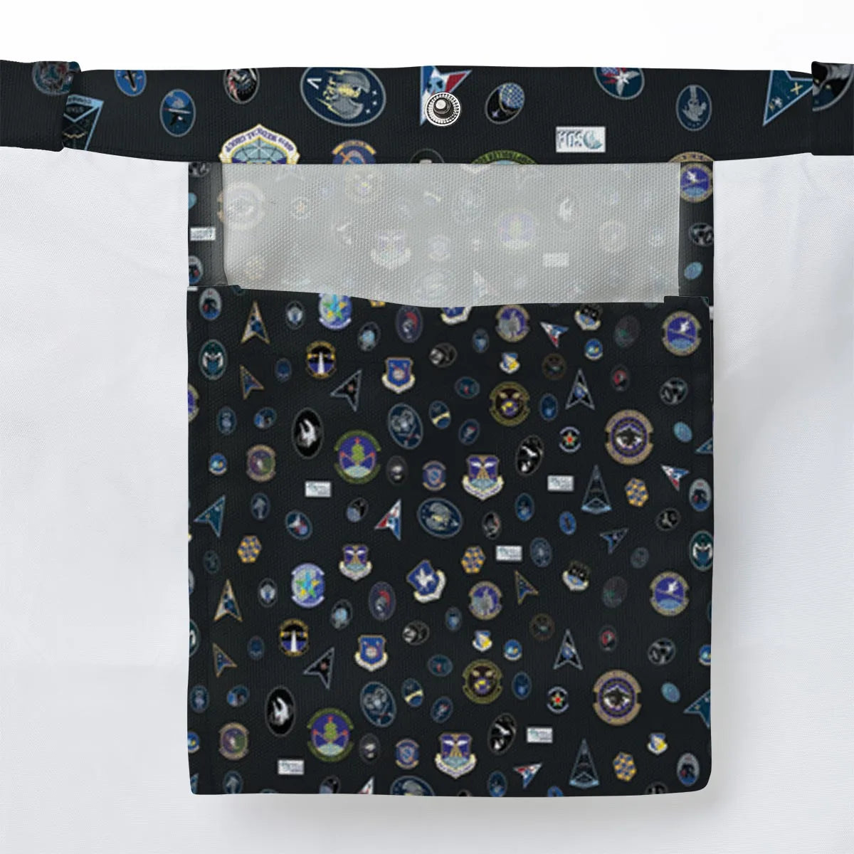 Space Force Squadron Pattern Large Tote Bag