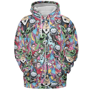 All-over Print Hoodie - 6YV2Z6NP -  - 3