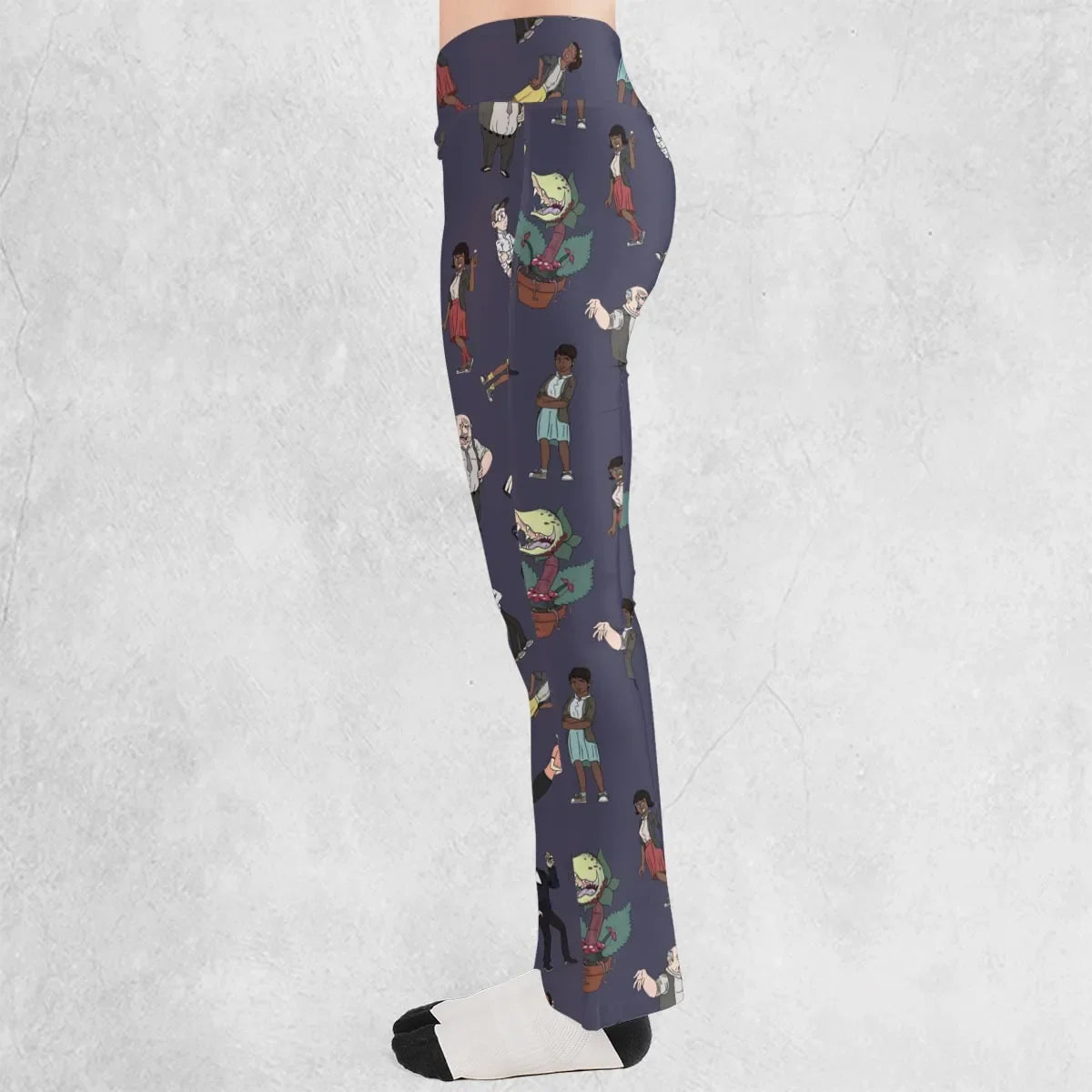 Little Shop Of Horror Characters Flare Leggings