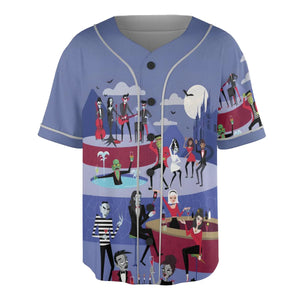 Monster Universal Dance Party Unisex Baseball Jersey