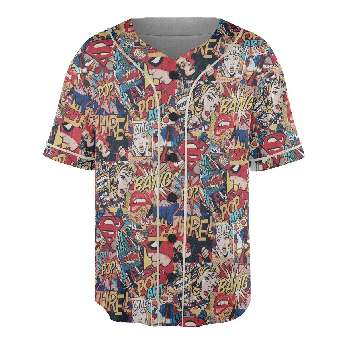Pop Art Unisex Baseball Jersey