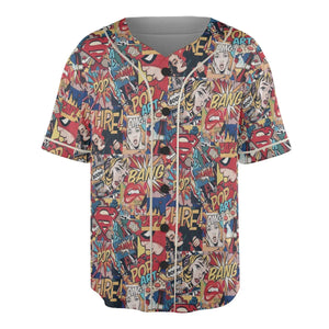 Pop Art Unisex Baseball Jersey