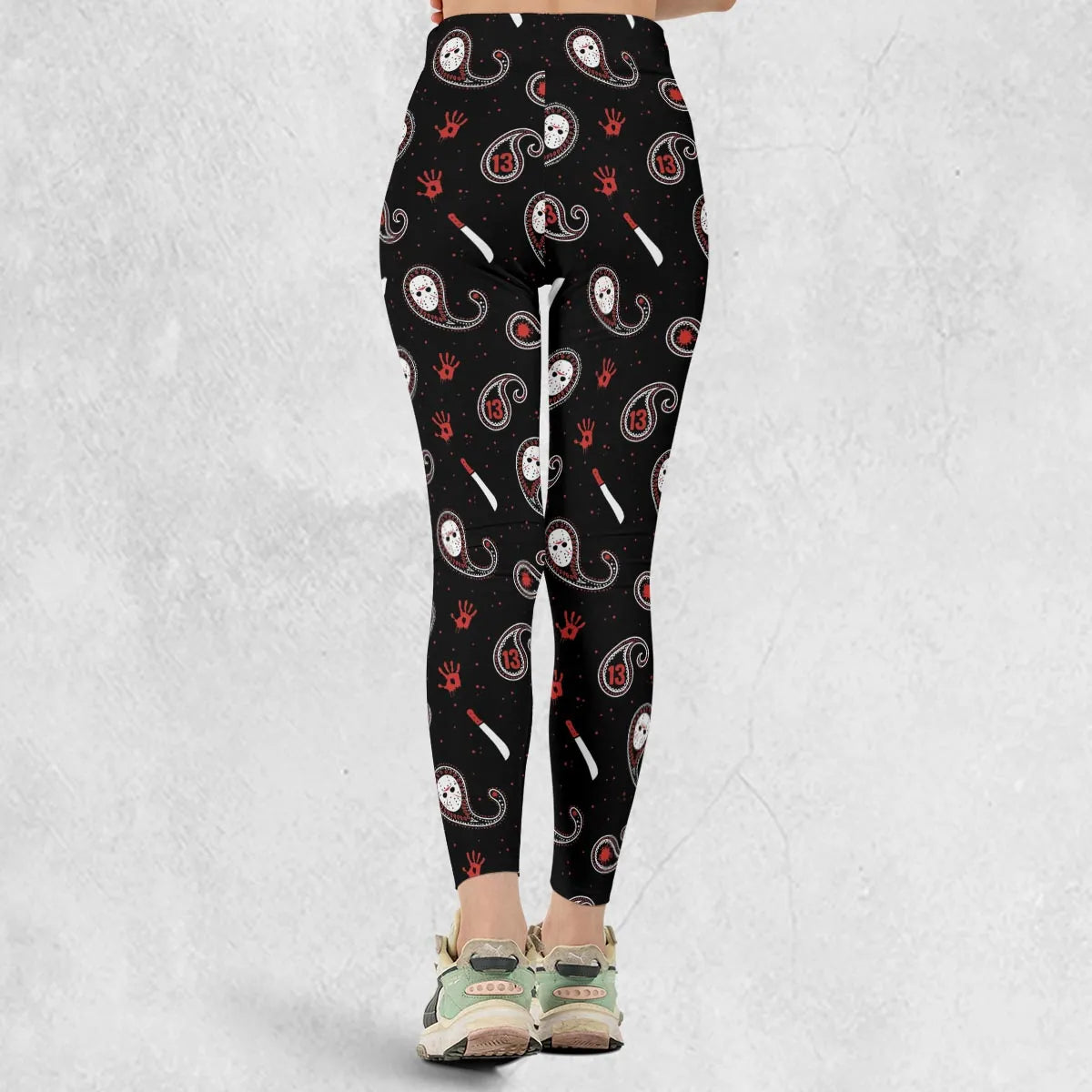 Jason Voorhees Friday The 13th Pattern Legging