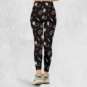 Jason Voorhees Friday The 13th Pattern Legging