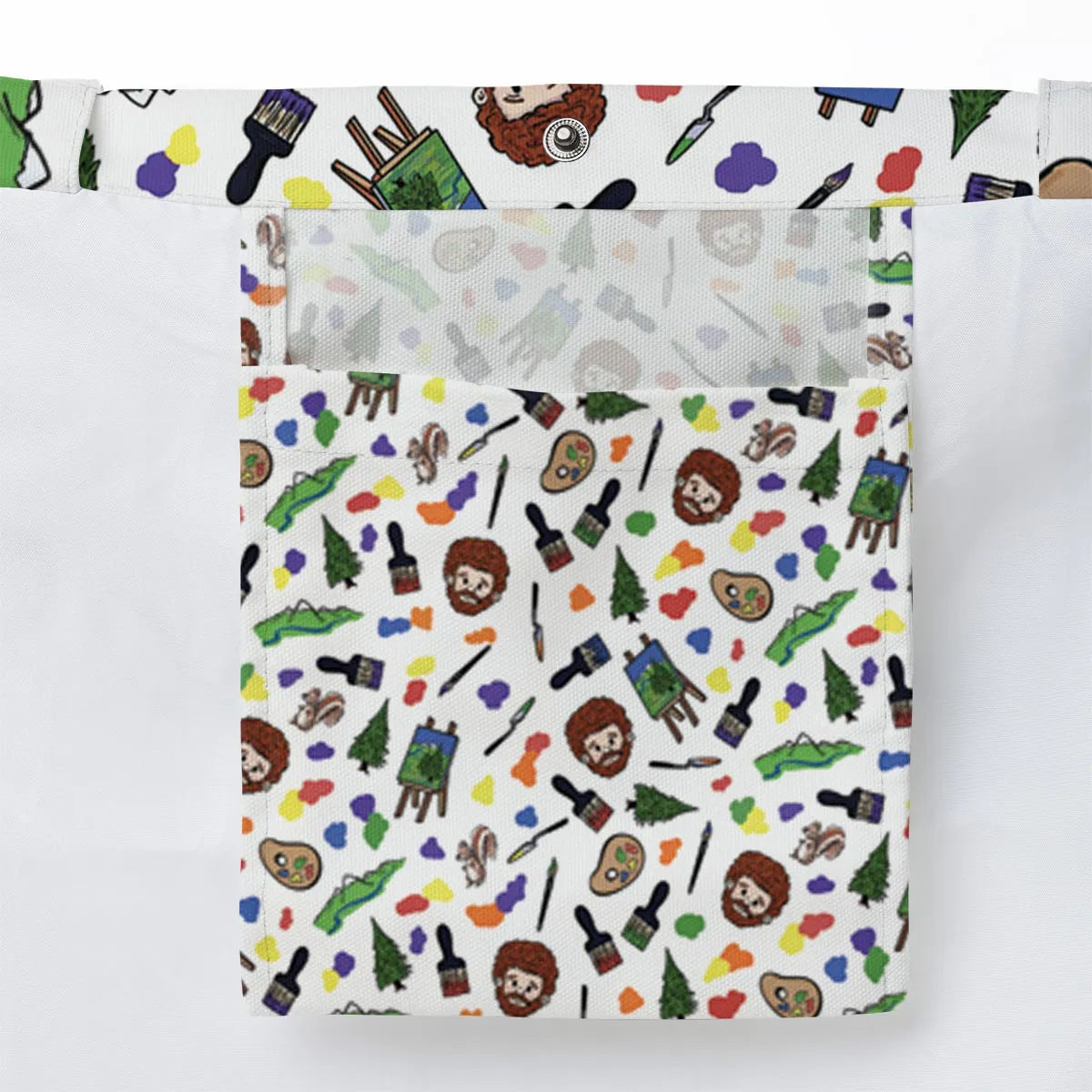 Joy Of Painting Bob Ross Large Tote Bag