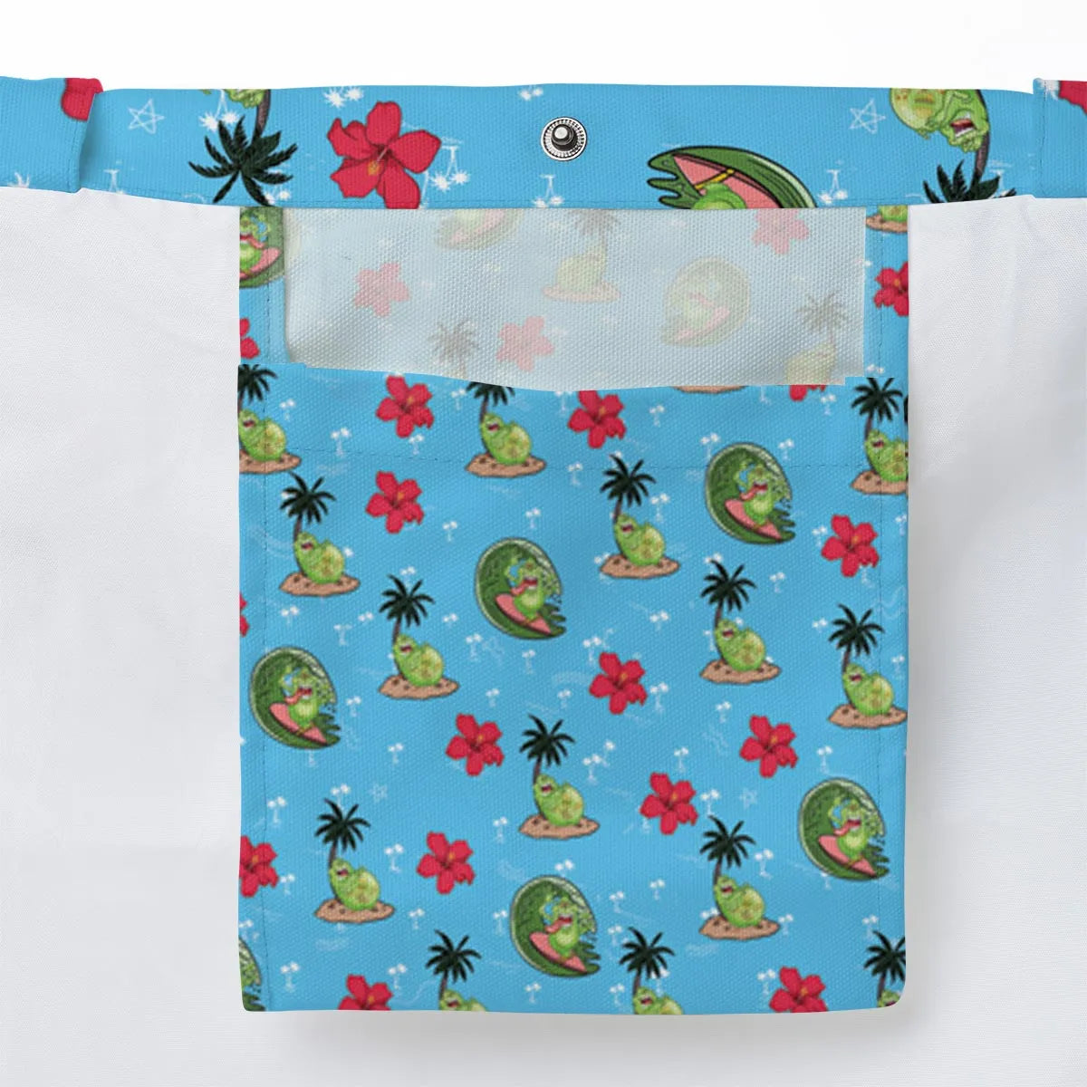 Ghostbusters Slimer Summer Vibes Large Tote Bag