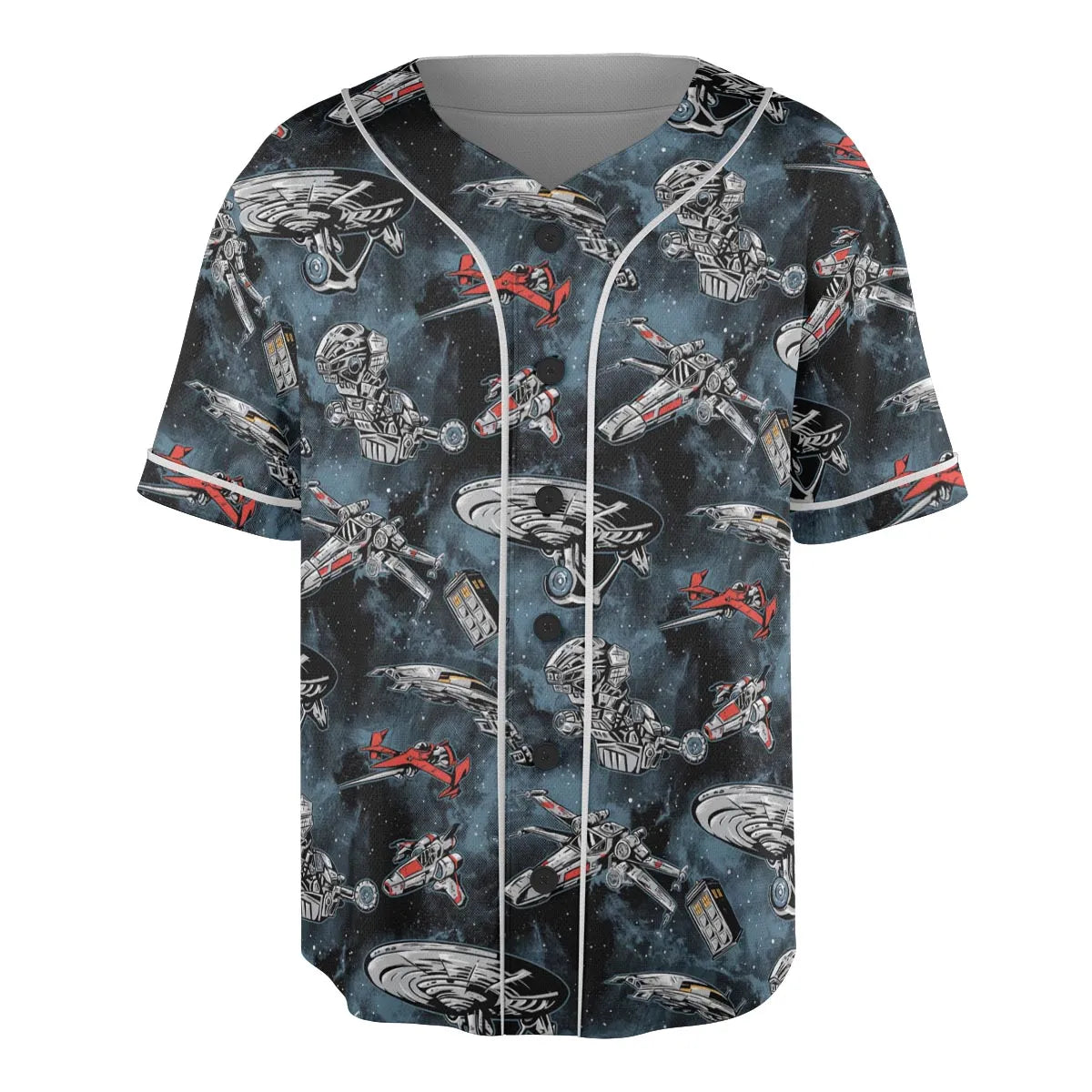 Ultimate Space Fleet Unisex Baseball Jersey