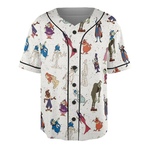 Groovie Goolies Halloween Unisex Baseball Jersey